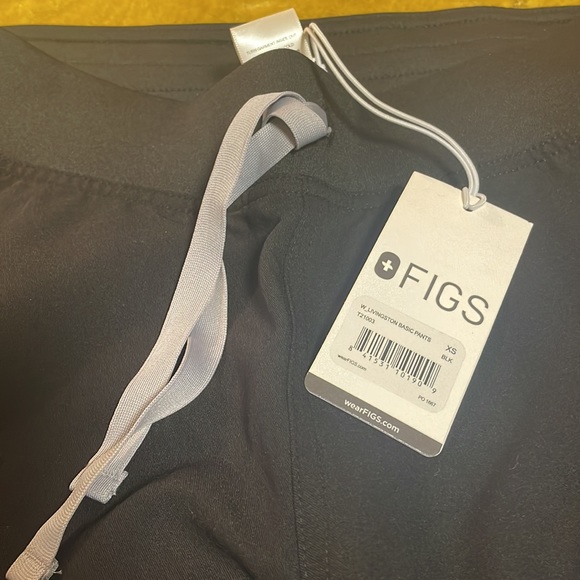 Figs Livingston’s Scrub Pants Black XS - Picture 3 of 9
